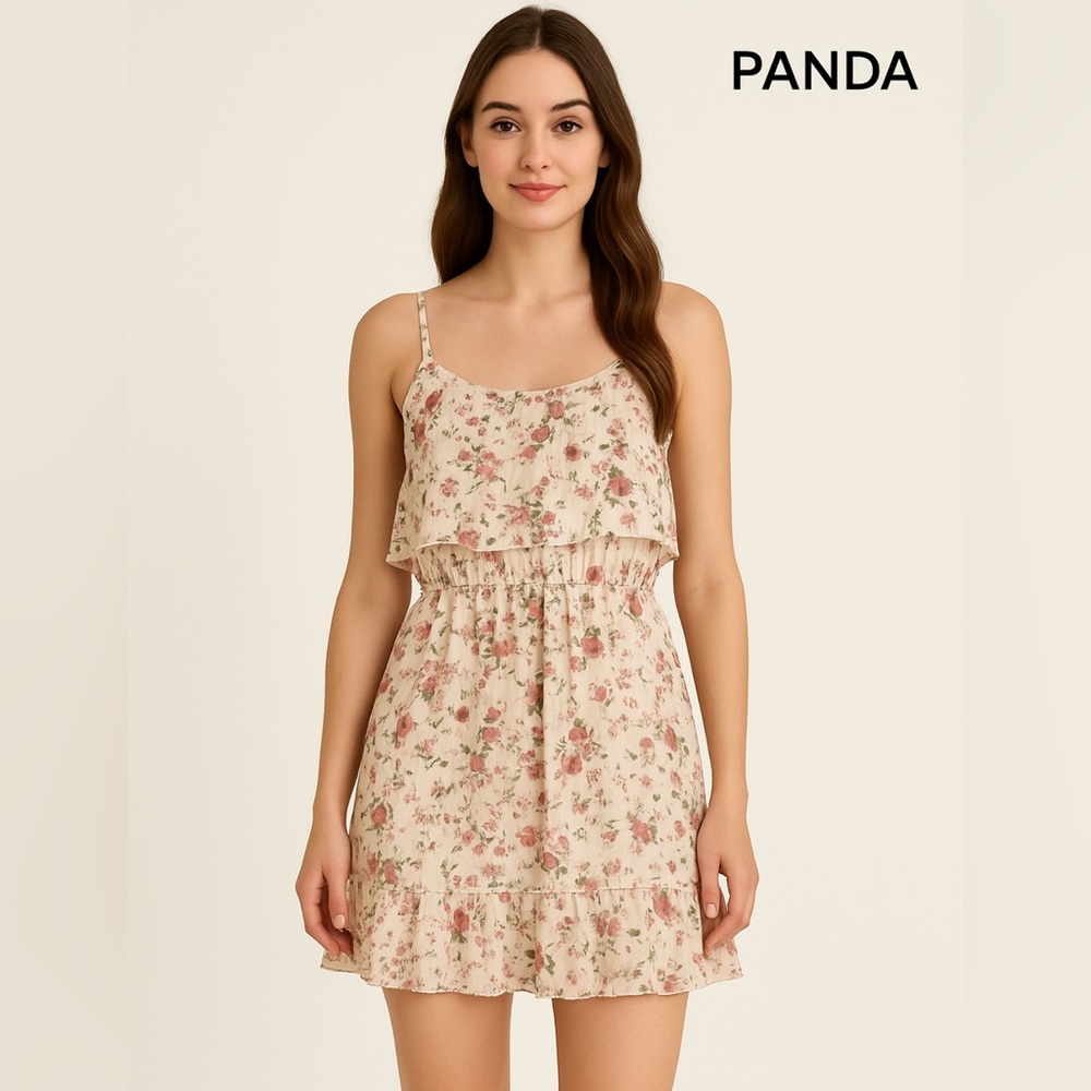 PANDA Floral Ruffle Sundress – Size S